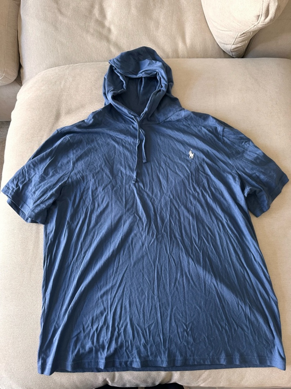 Polo by Ralph Lauren Navy Short-Sleeve Hooded Tee